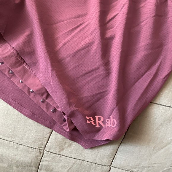 Rab Women's Talus Trail Shorts in size large. Color : deep Heather. - Picture 6 of 7